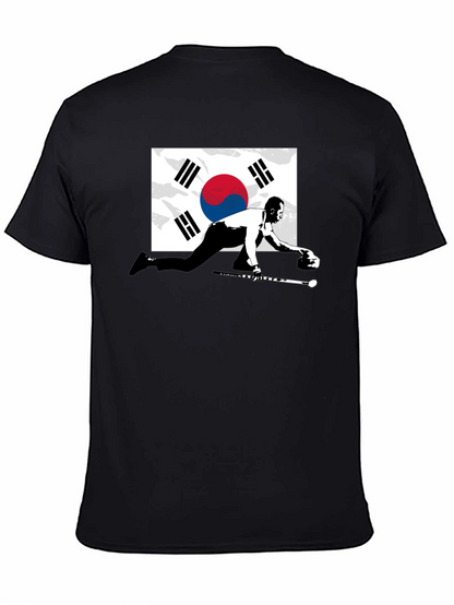 South Korea Curling Graphic Tee
