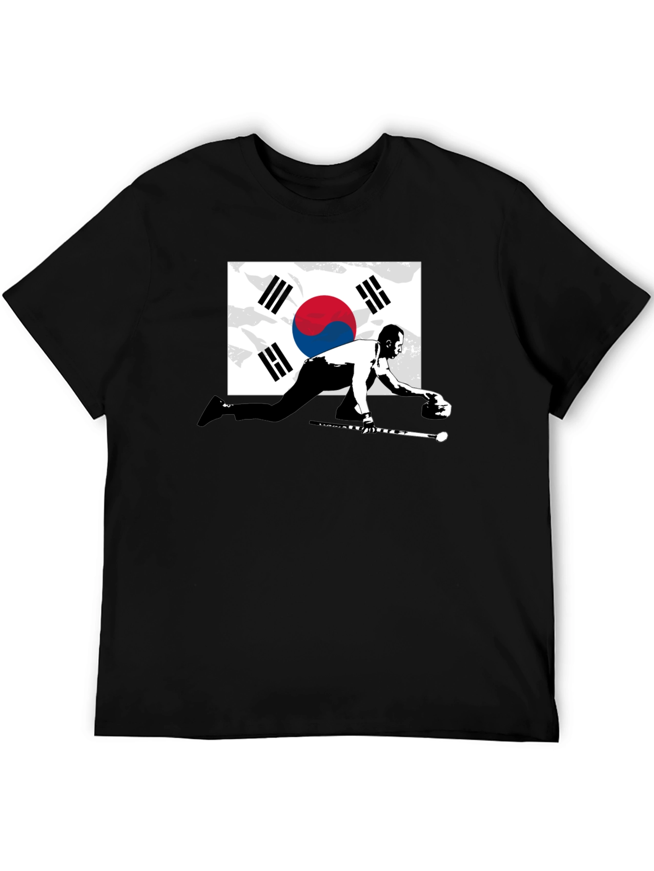South Korea Curling Graphic Tee