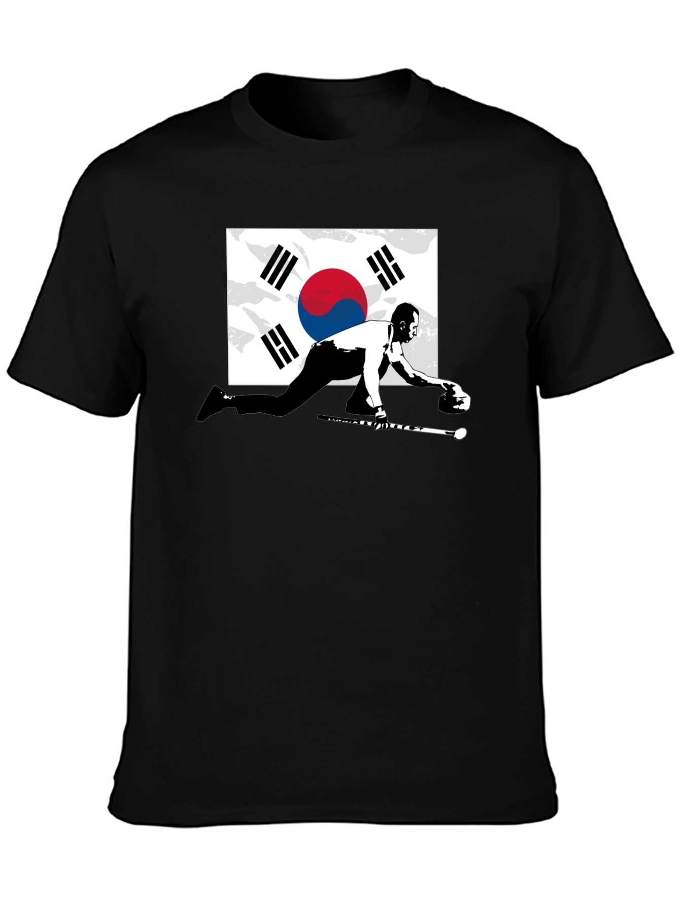 South Korea Curling Graphic Tee