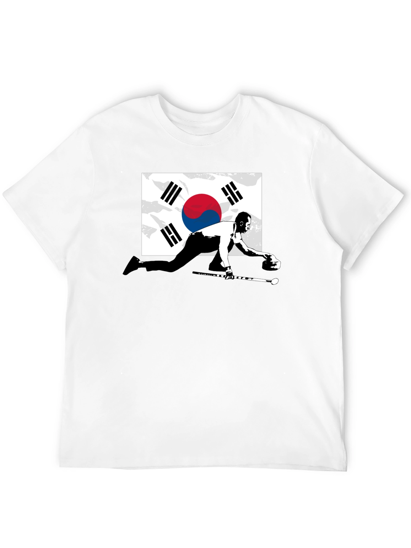 South Korea Curling Graphic Tee