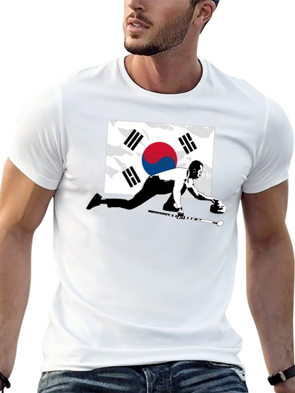 South Korea Curling Graphic Tee