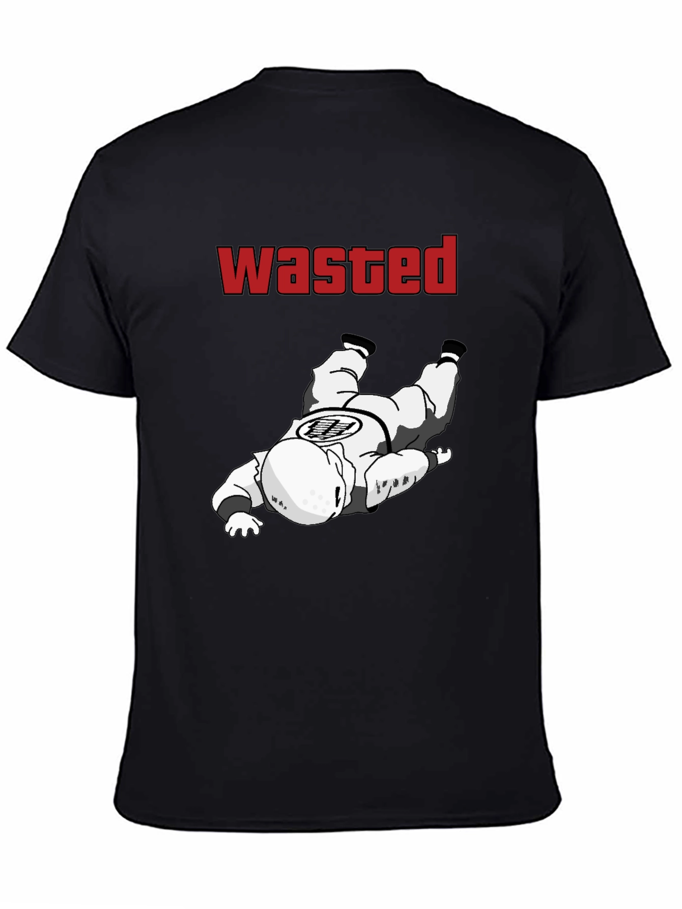Wasted Goku Funny Graphic Tee - Black