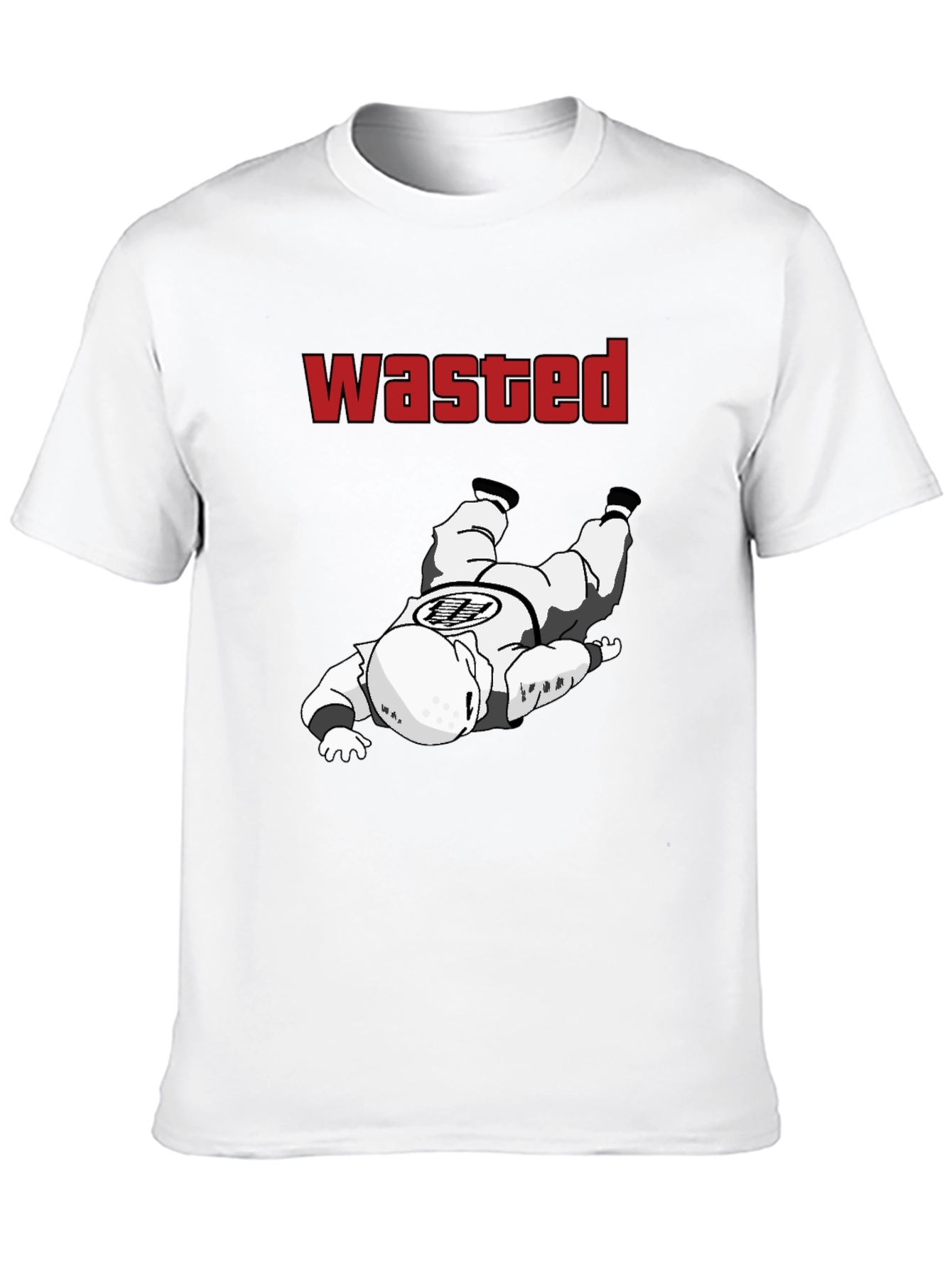 Wasted Goku Funny Graphic Tee - Black