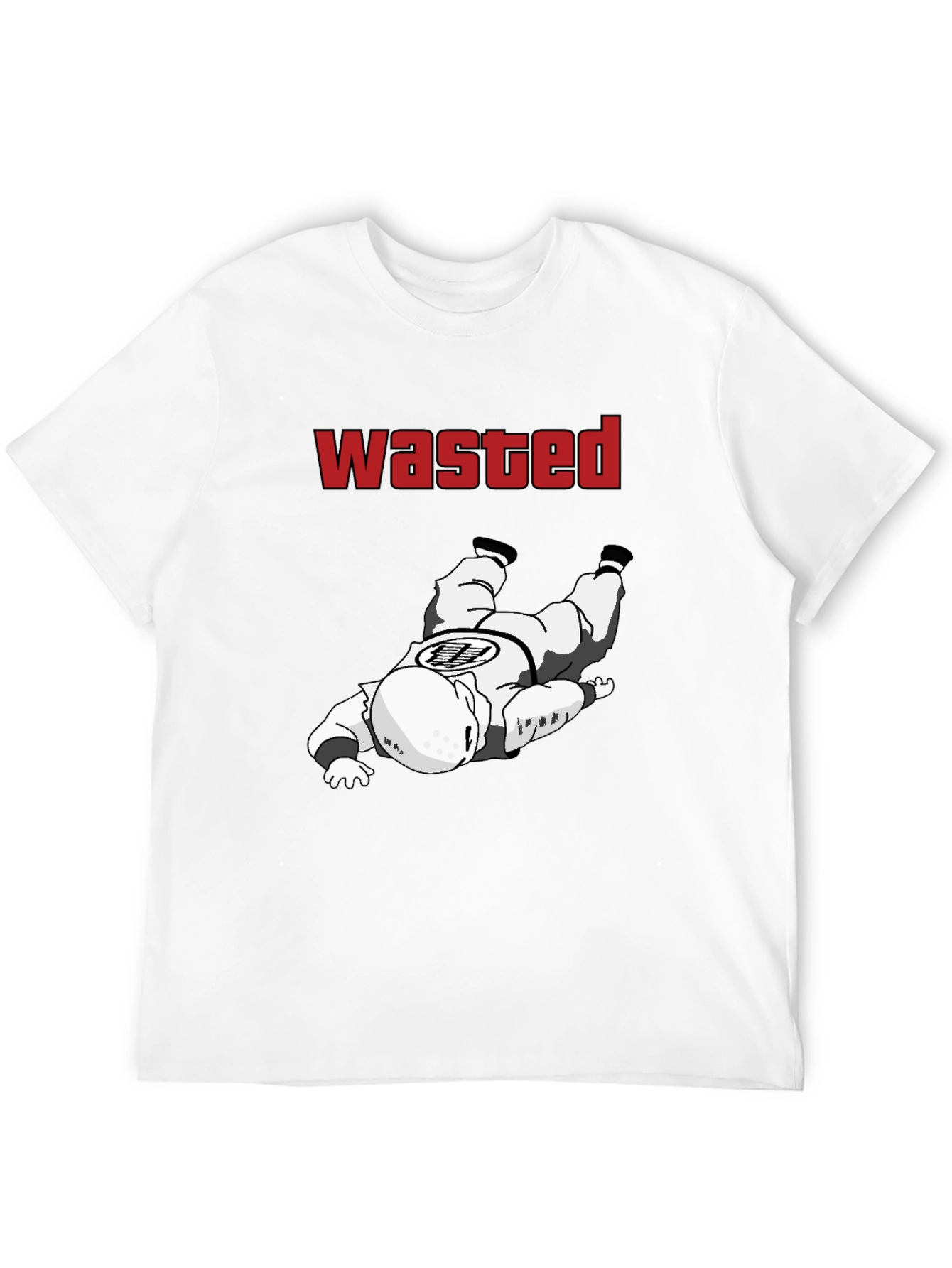 Wasted Goku Funny Graphic Tee - Black
