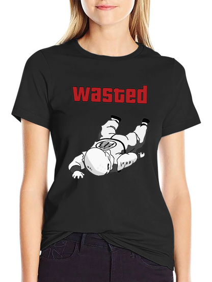 Wasted Goku Funny Graphic Tee - Black