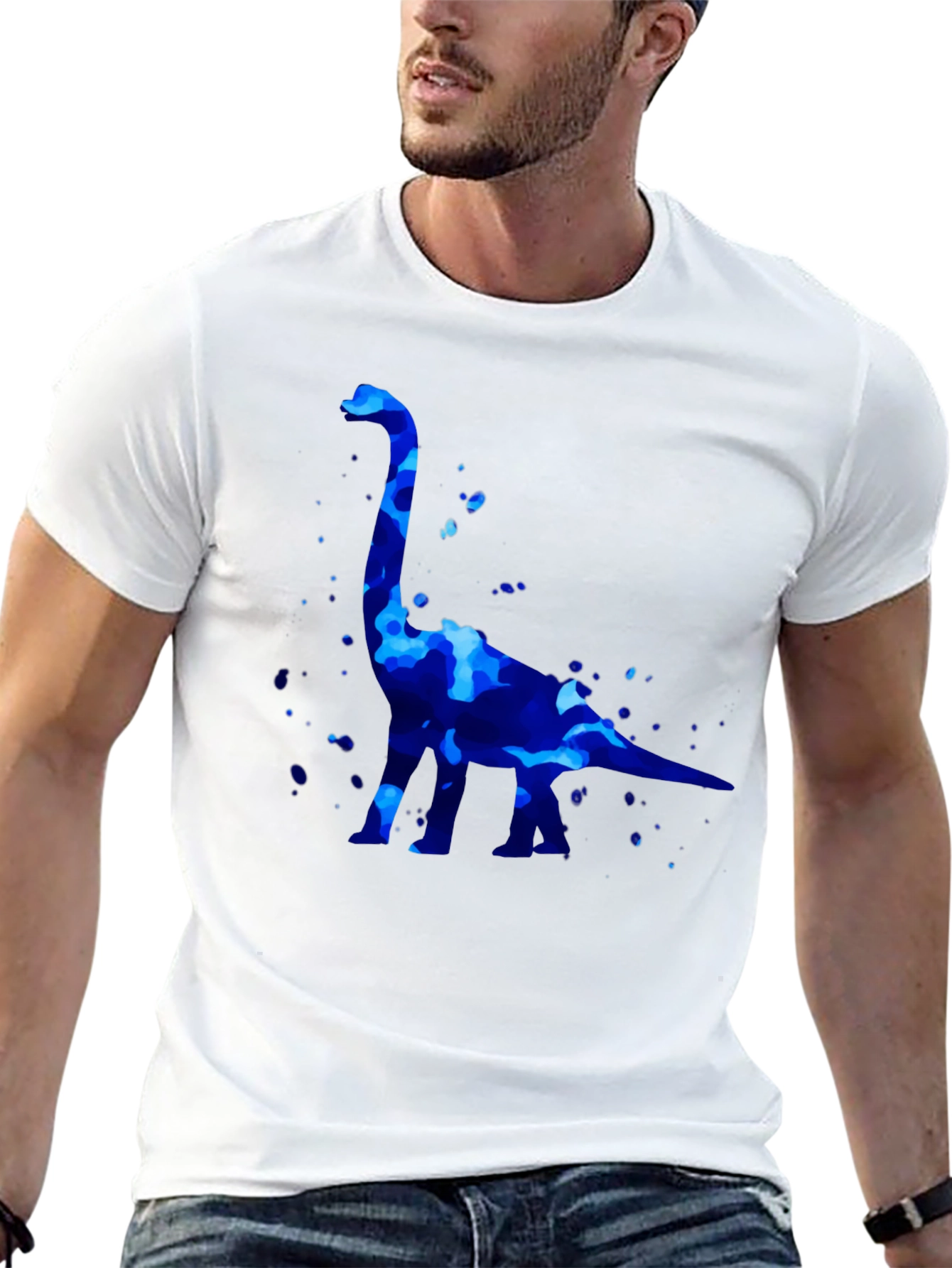 Dino Splash Black T-Shirt