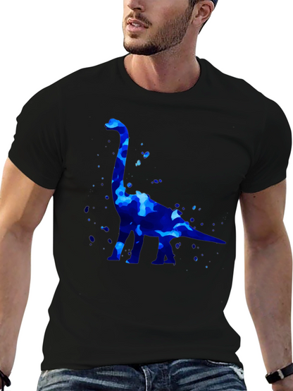 Dino Splash Black T-Shirt