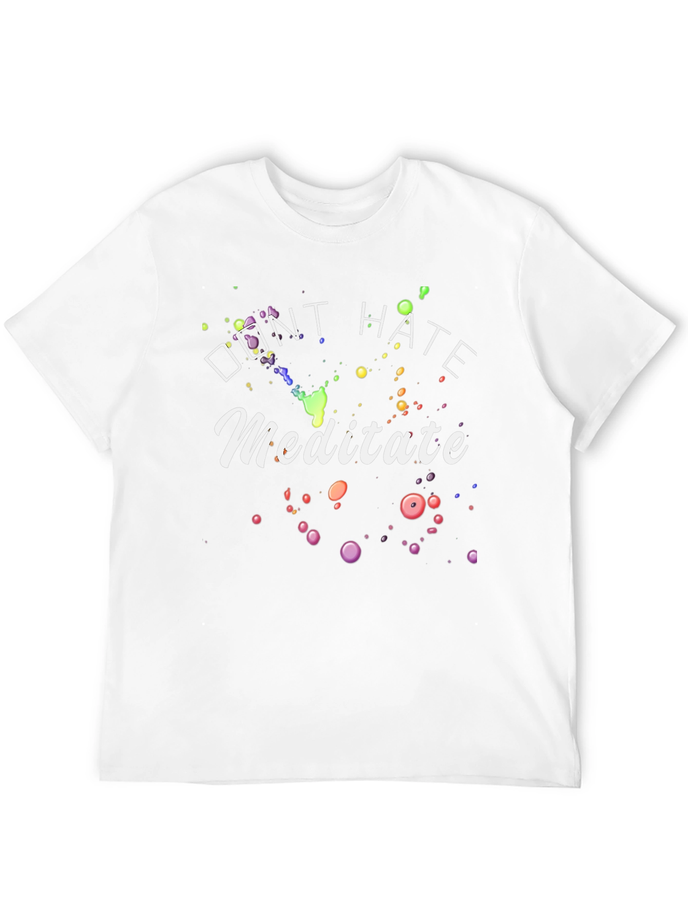 Dont Hate Meditate Graphic Tee