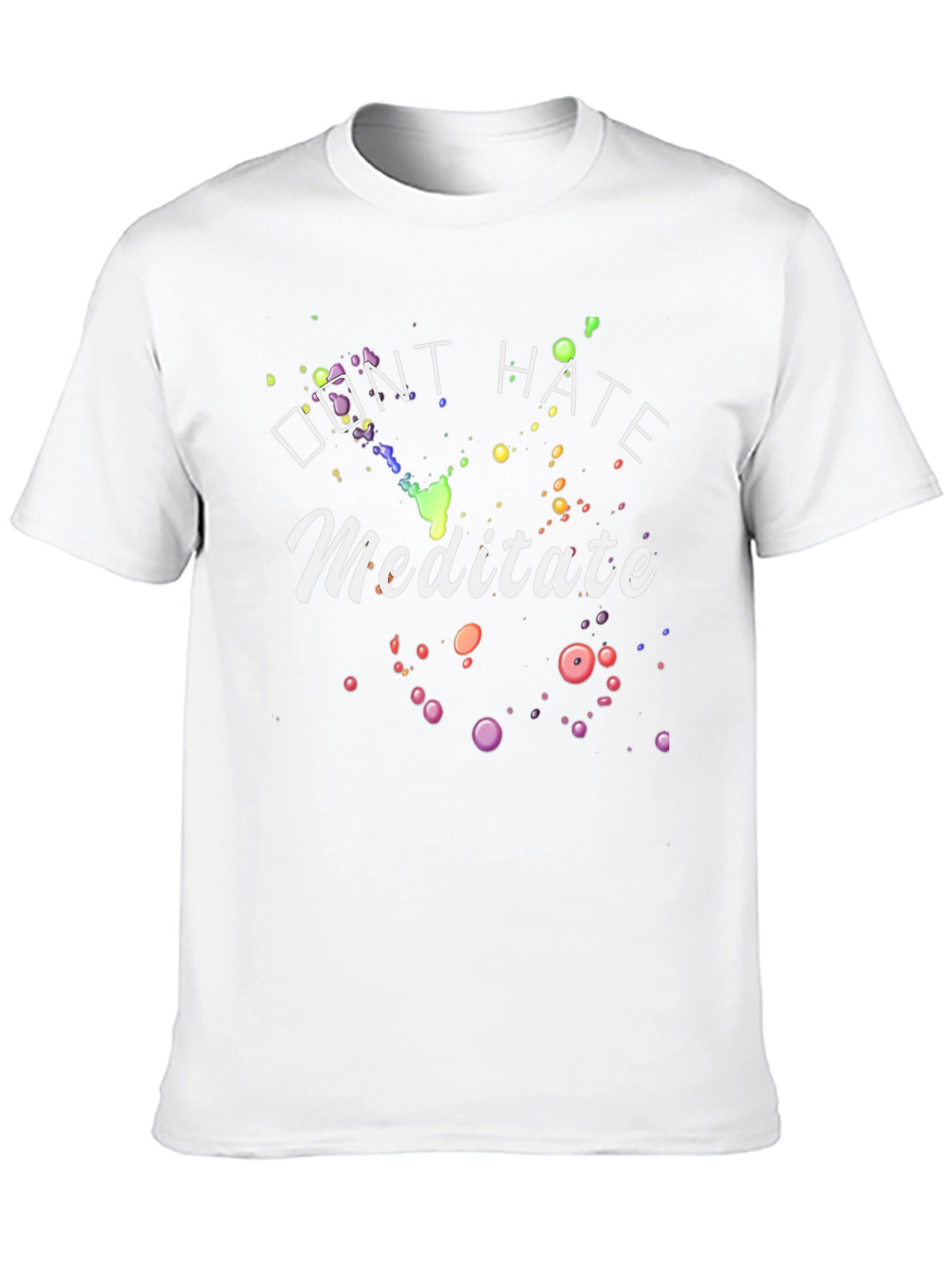 Dont Hate Meditate Graphic Tee
