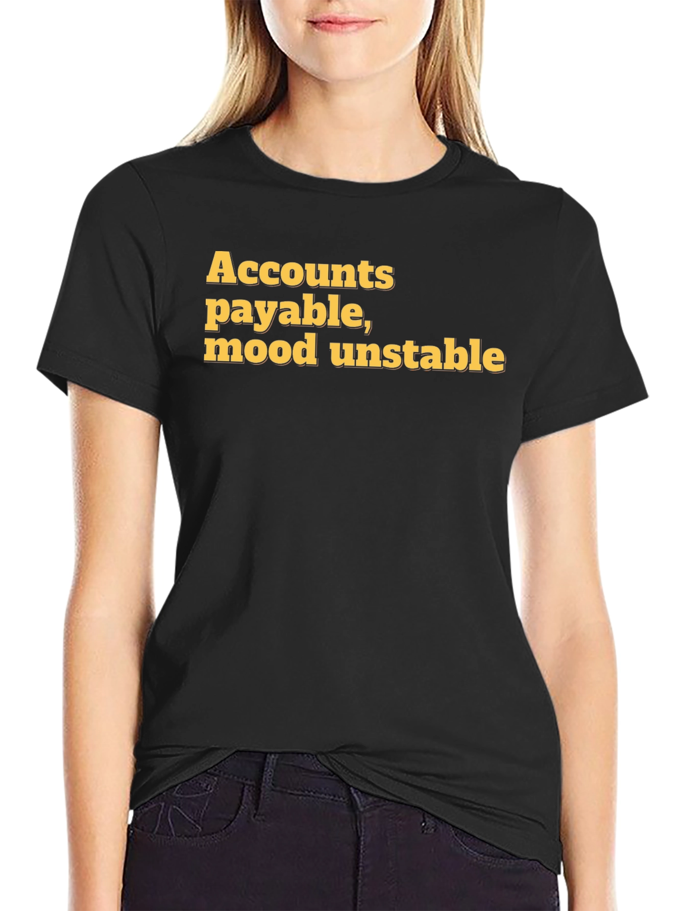 Accounts Payable Mood Unstable Graphic Tee