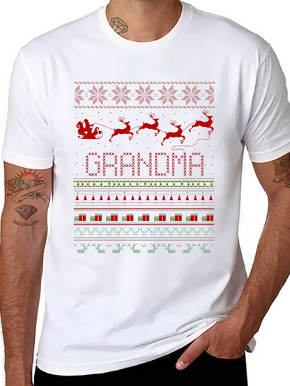 Grandma Ugly Christmas Sweater T-Shirt