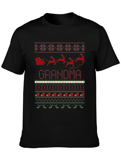 Grandma Ugly Christmas Sweater T-Shirt