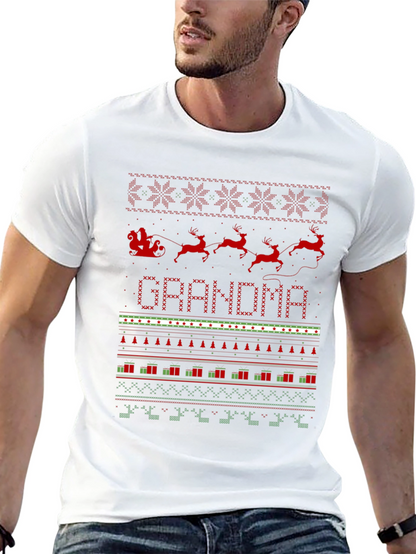 Grandma Ugly Christmas Sweater T-Shirt