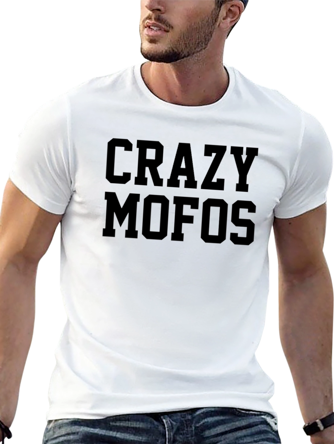 Crazy Mofos Graphic T-Shirt - Black