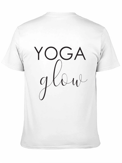 Yoga Glow Black Graphic Tee Shirt