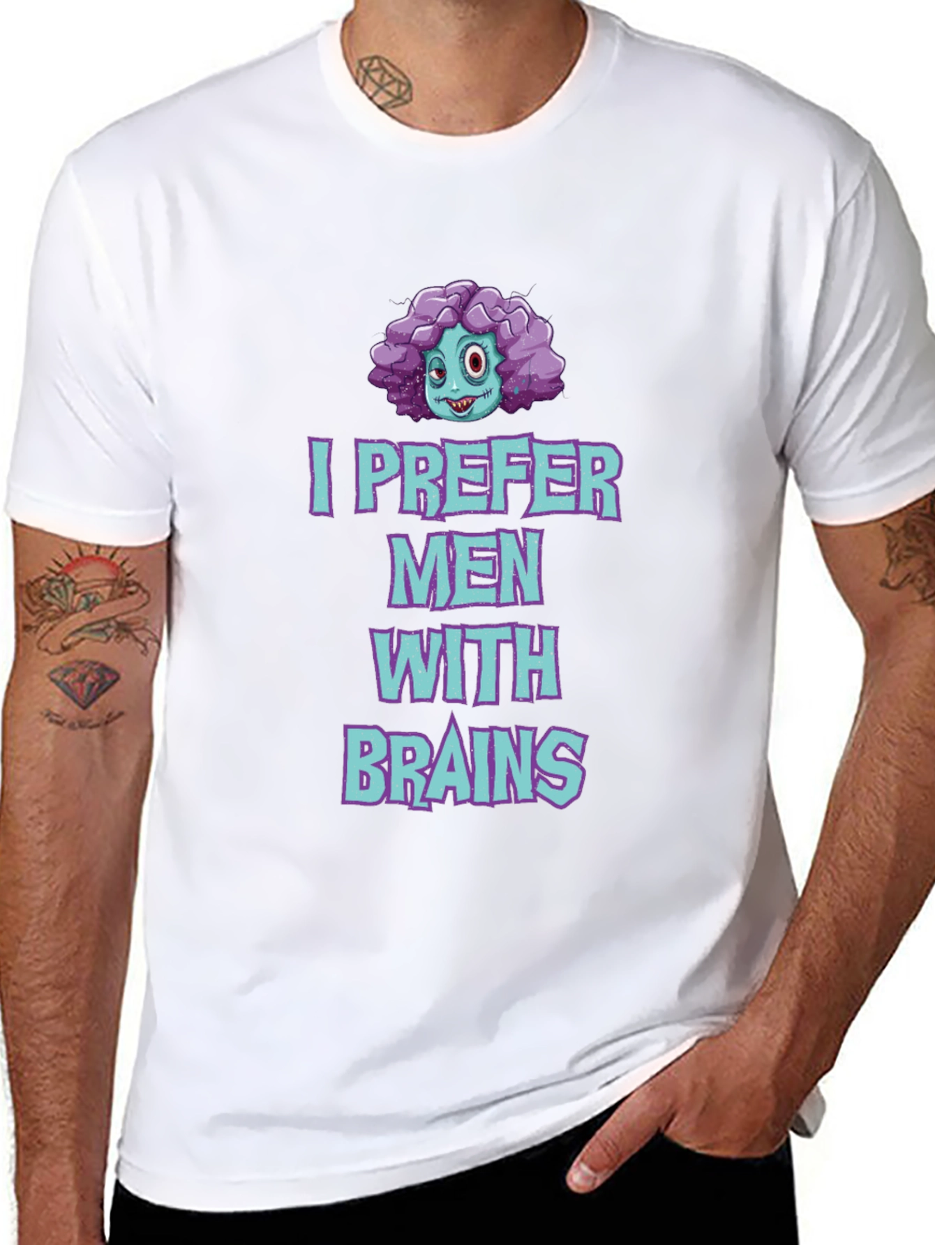 Brains T-Shirt - Zombie Graphic Tee