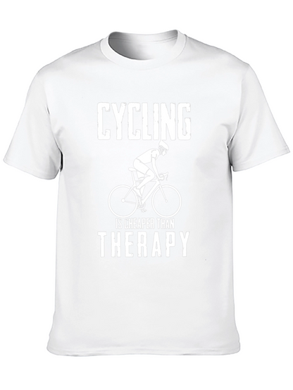 Cycling Cheaper Than Therapy T-Shirt