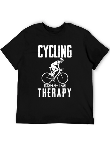Cycling Cheaper Than Therapy T-Shirt