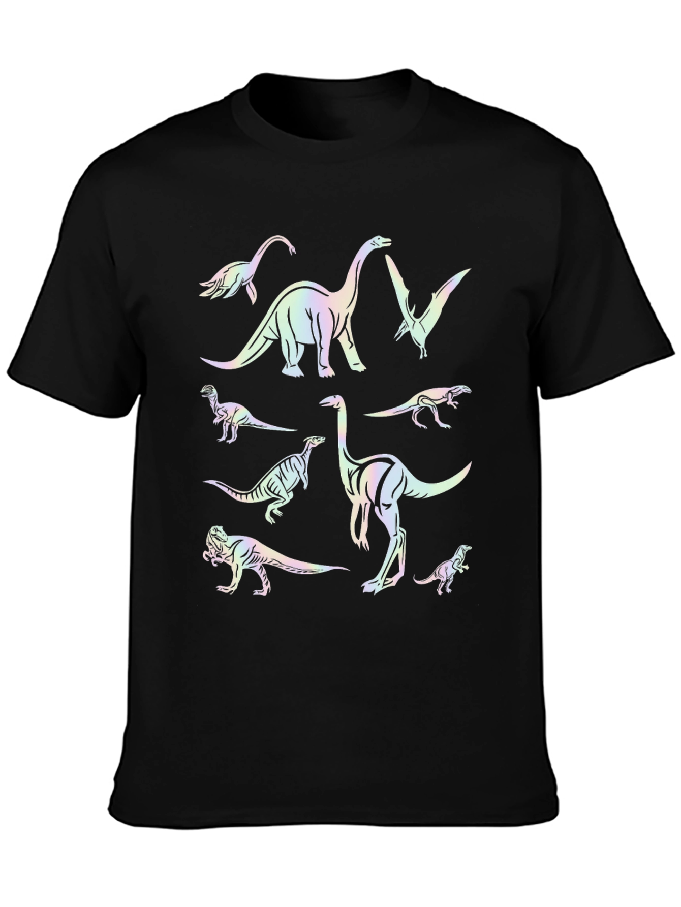 Dinosaur Holographic Graphic Tee