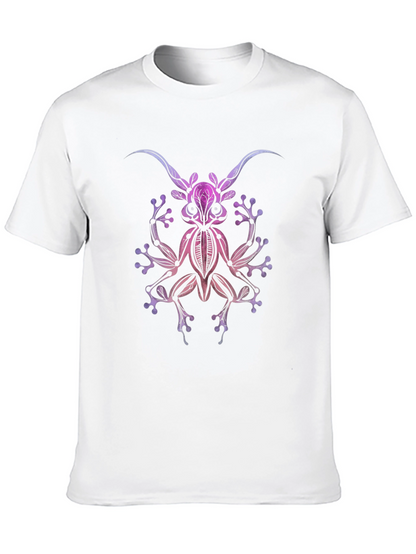 Abstract Frog Graphic T-Shirt - Unique Design