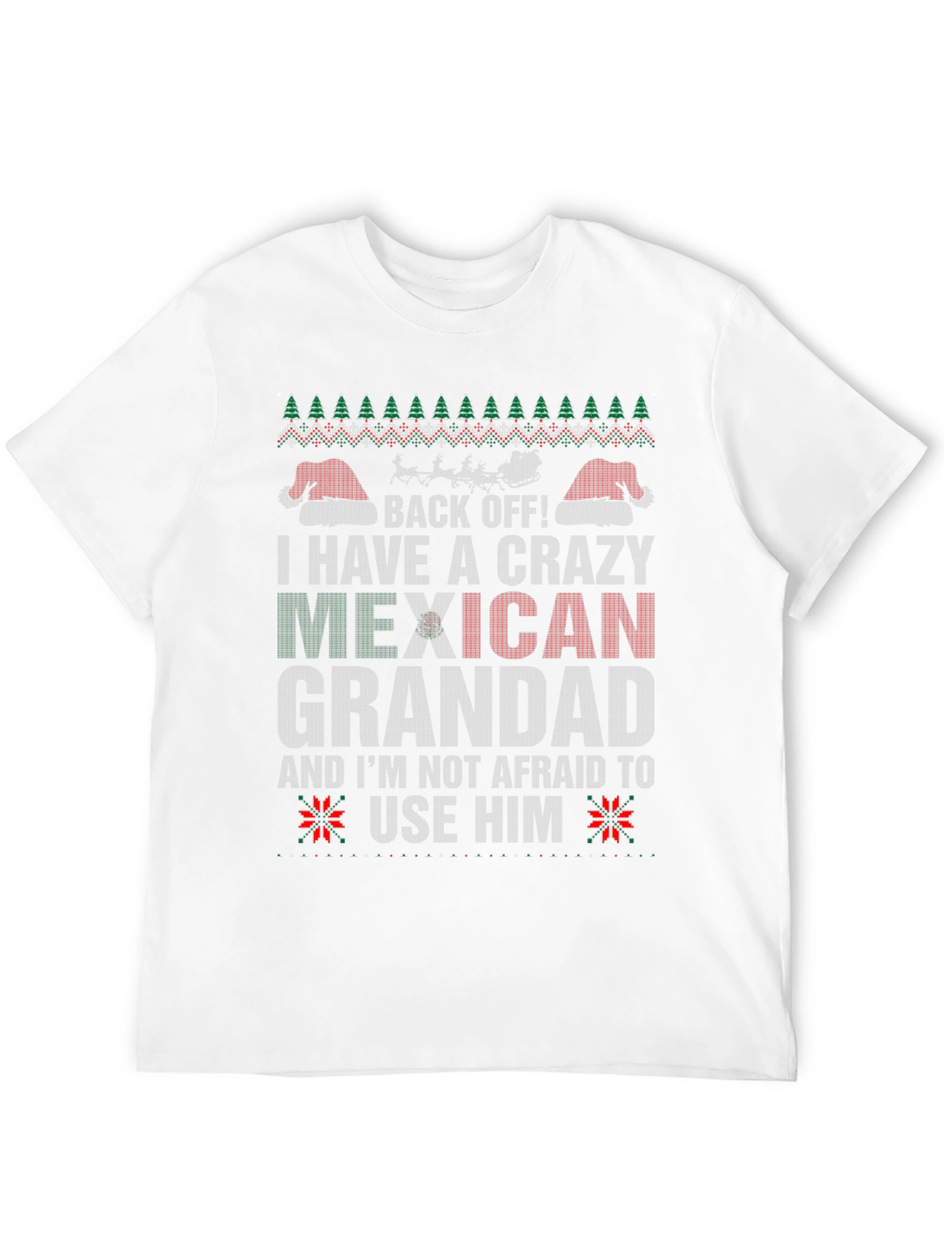 Crazy Mexican Grandad Holiday T-Shirt