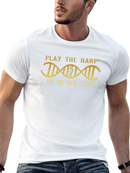 Harp DNA Black Graphic Tee