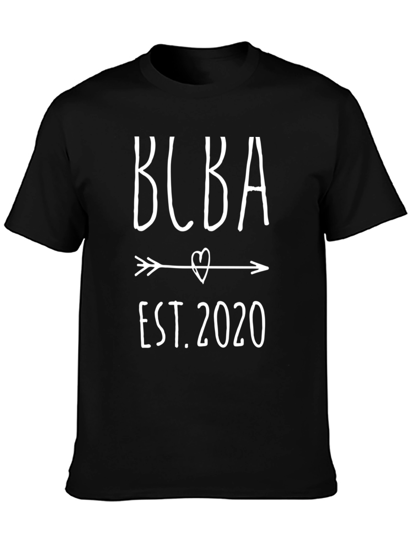 BLBA Est. 2020 Graphic Tee - Casual Black T-Shirt