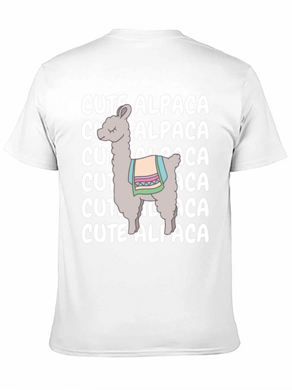 Cute Alpaca Graphic Tee - Soft Cotton Comfort