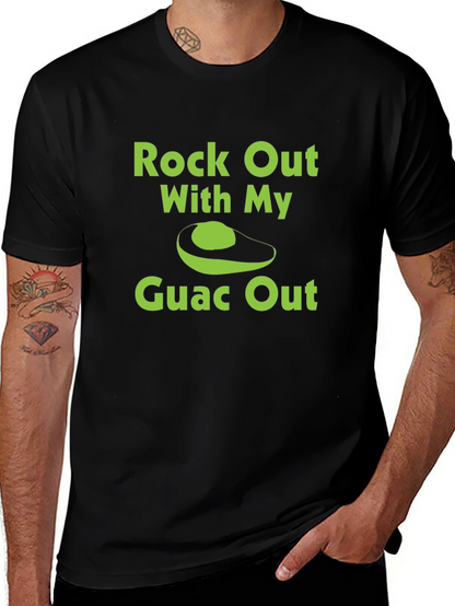 Rock Out With My Guac Out Avocado T-Shirt
