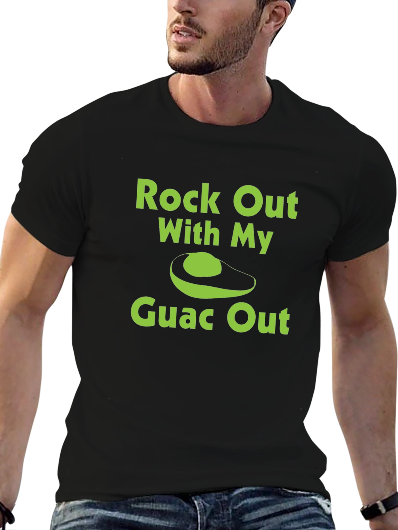 Rock Out With My Guac Out Avocado T-Shirt