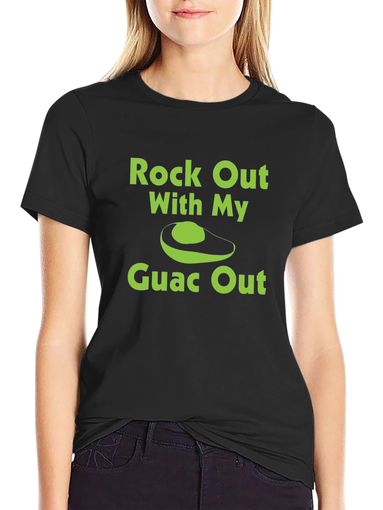 Rock Out With My Guac Out Avocado T-Shirt