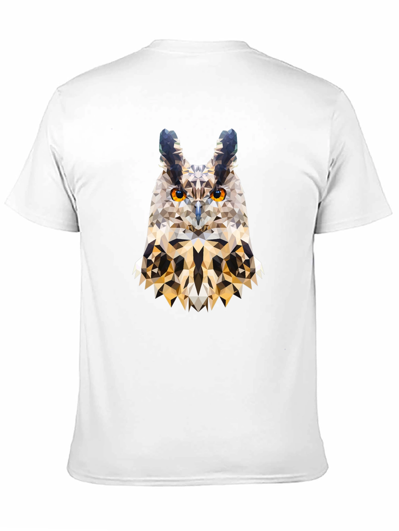 Geometric Owl T-Shirt - Modern Art Tee