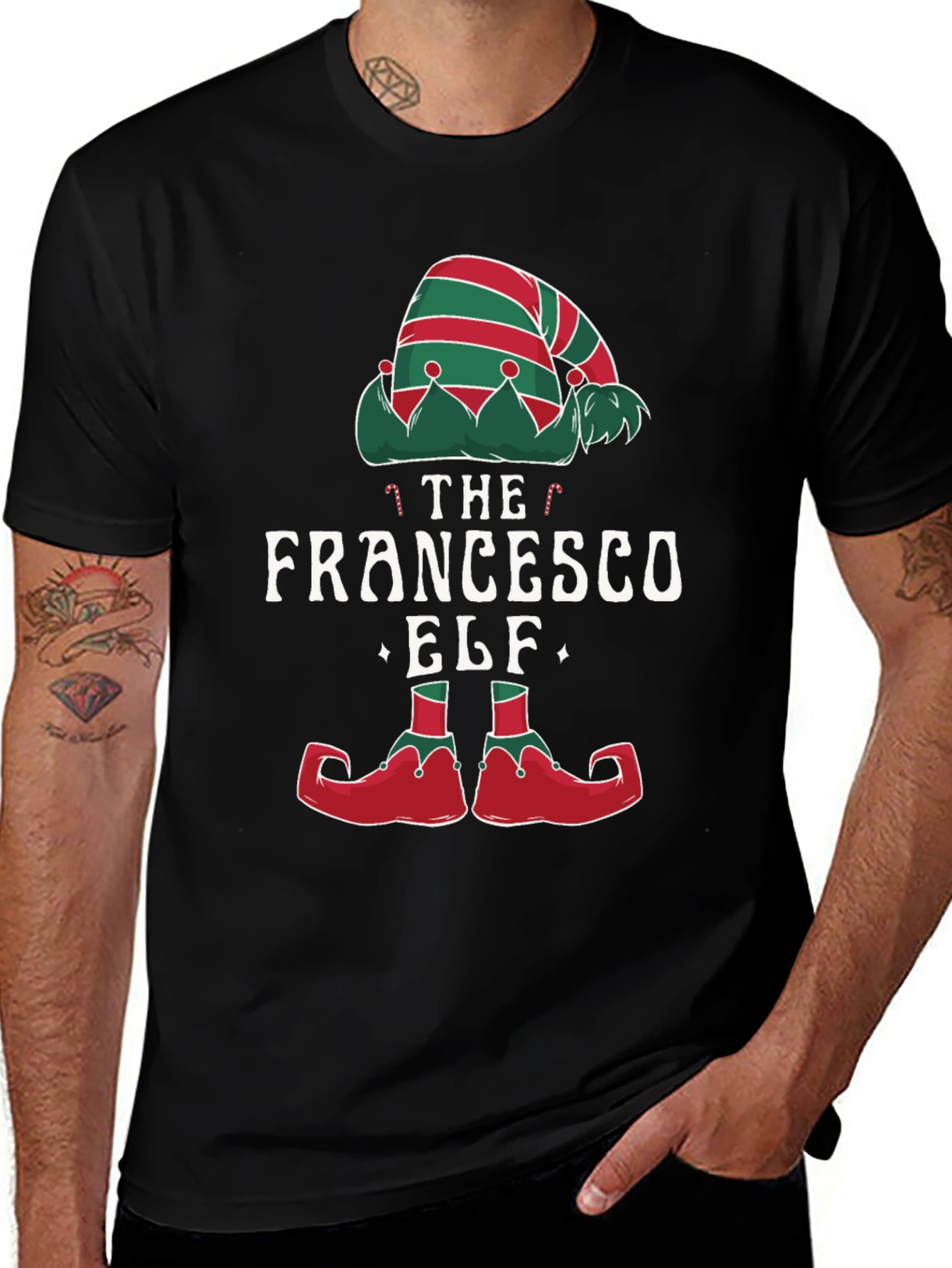 Francesco Elf Christmas T-Shirt