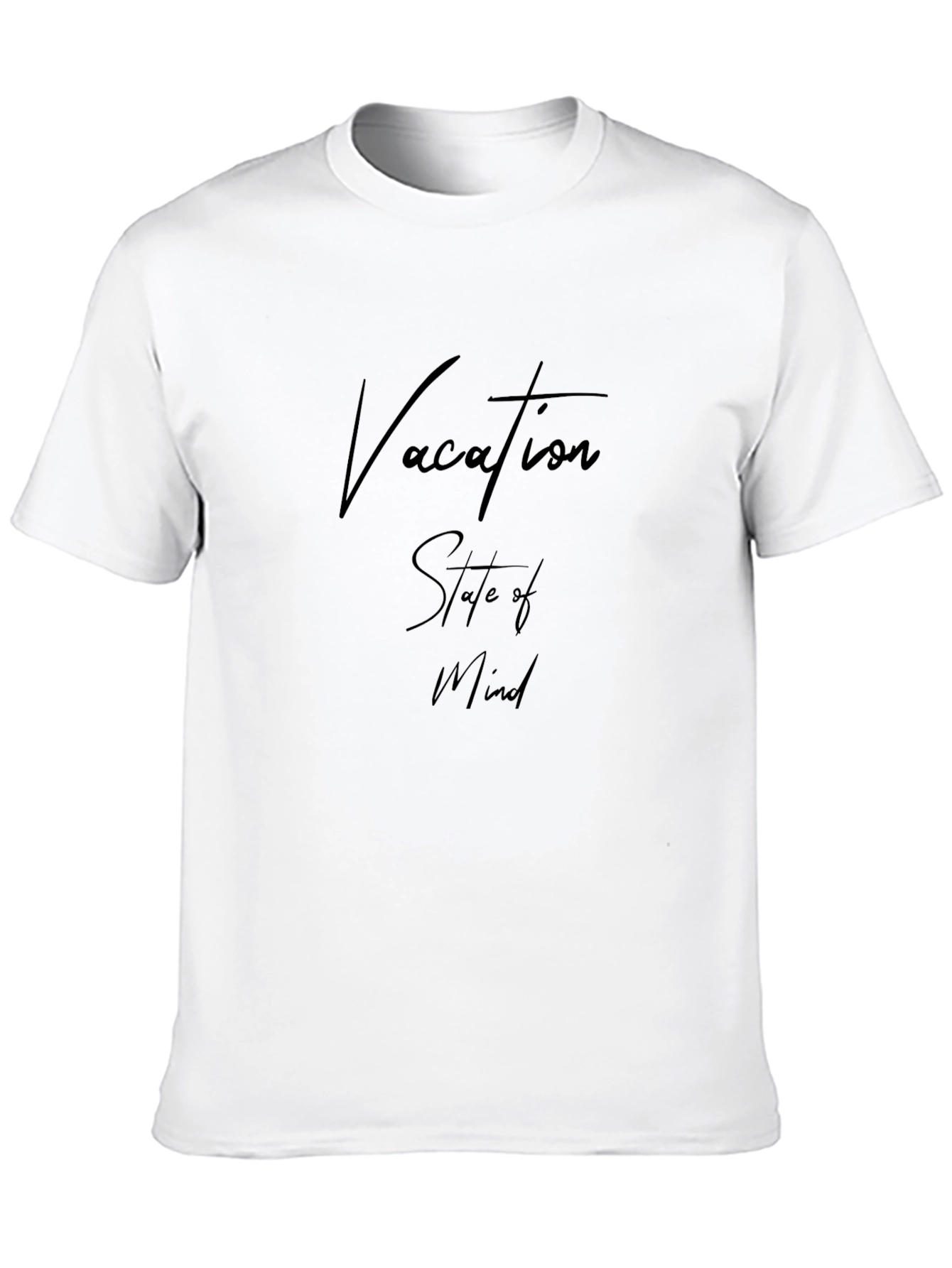 Vacation State of Mind Graphic Tee - Black