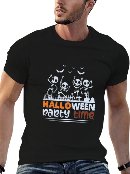 Halloween Party Time Skeleton T-Shirt