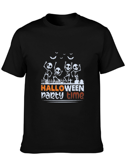 Halloween Party Time Skeleton T-Shirt