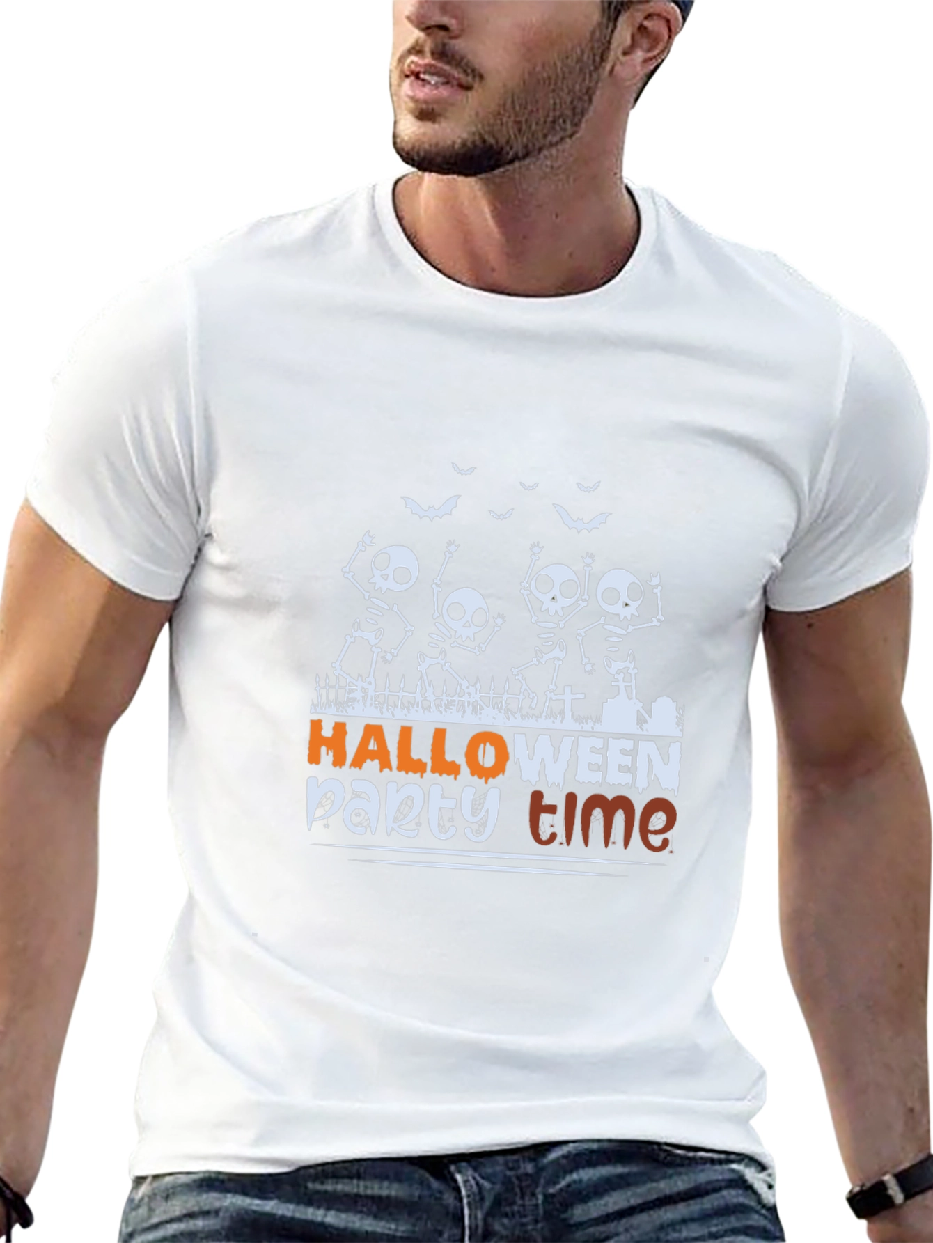 Halloween Party Time Skeleton T-Shirt