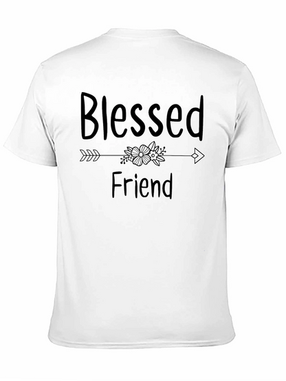 Blessed Friend Black Graphic Tee