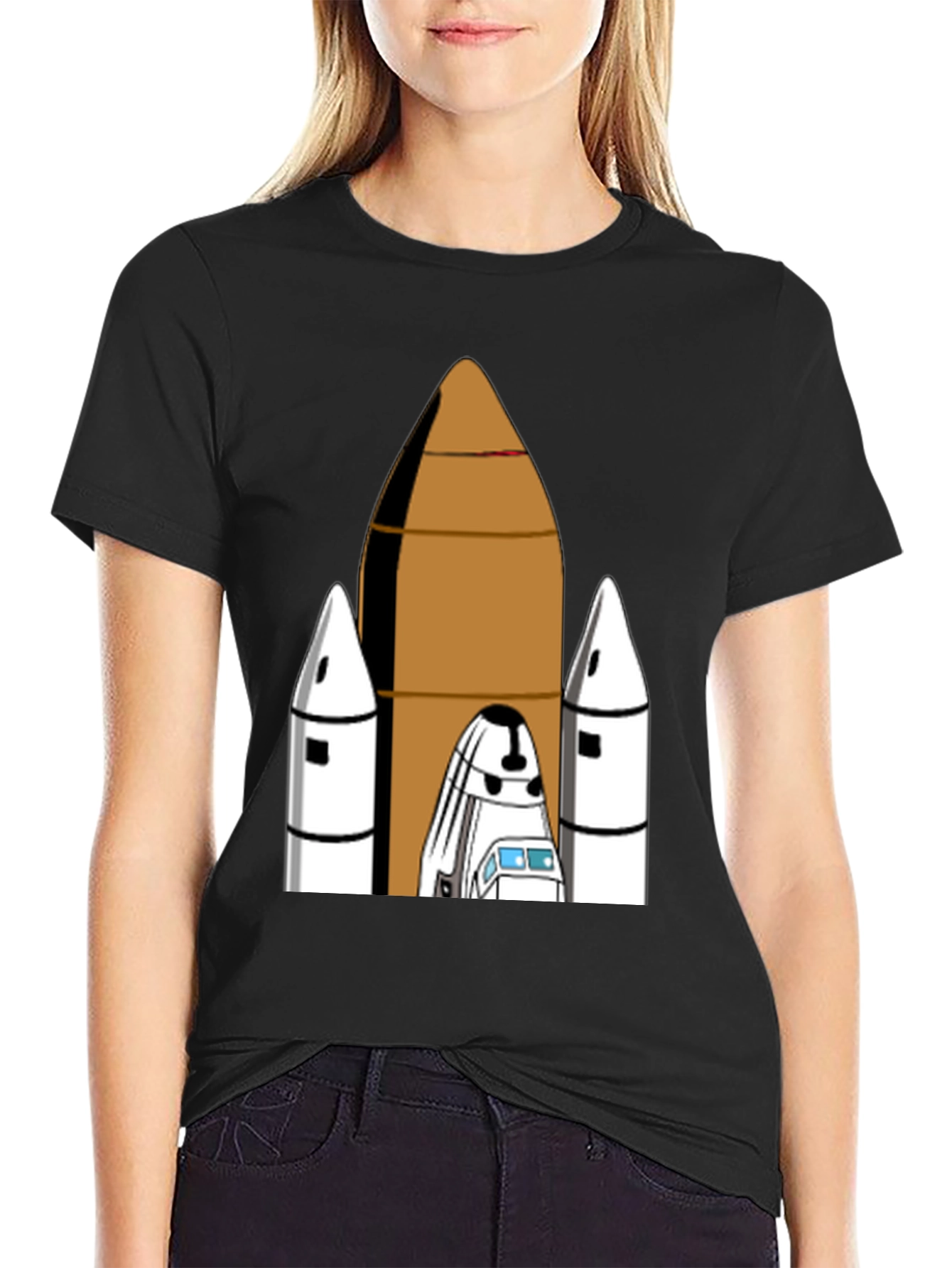 Space Shuttle Graphic Tee - Blast Off in Style!