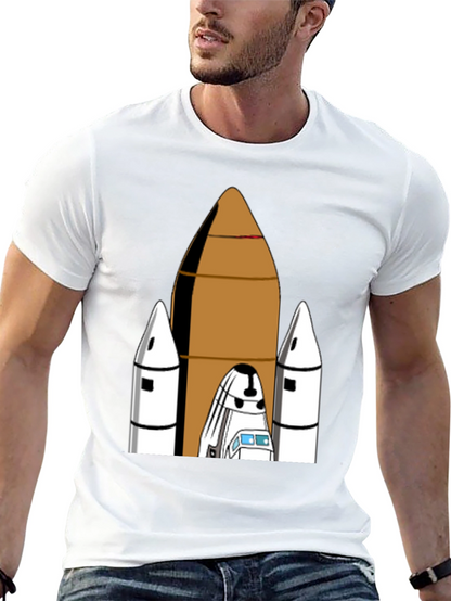 Space Shuttle Graphic Tee - Blast Off in Style!