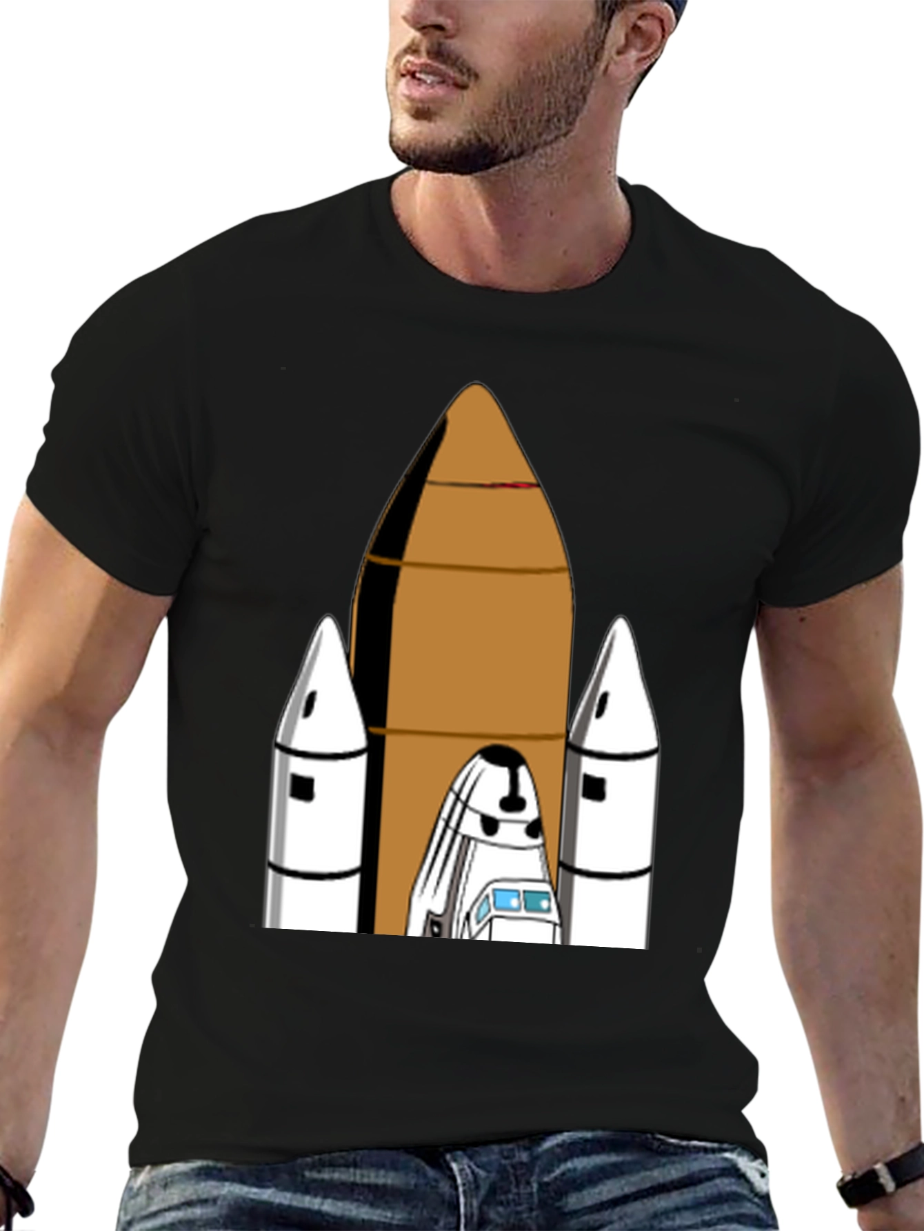 Space Shuttle Graphic Tee - Blast Off in Style!