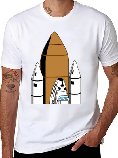 Space Shuttle Graphic Tee - Blast Off in Style!