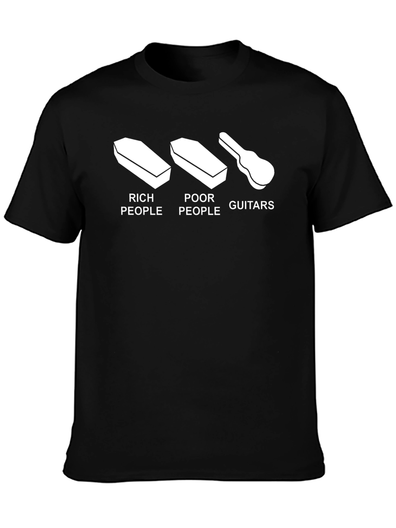 Rich Poor Guitars Graphic T-Shirt
