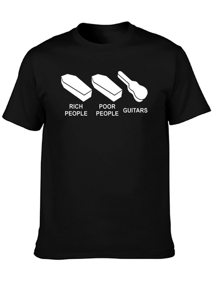 Rich Poor Guitars Graphic T-Shirt