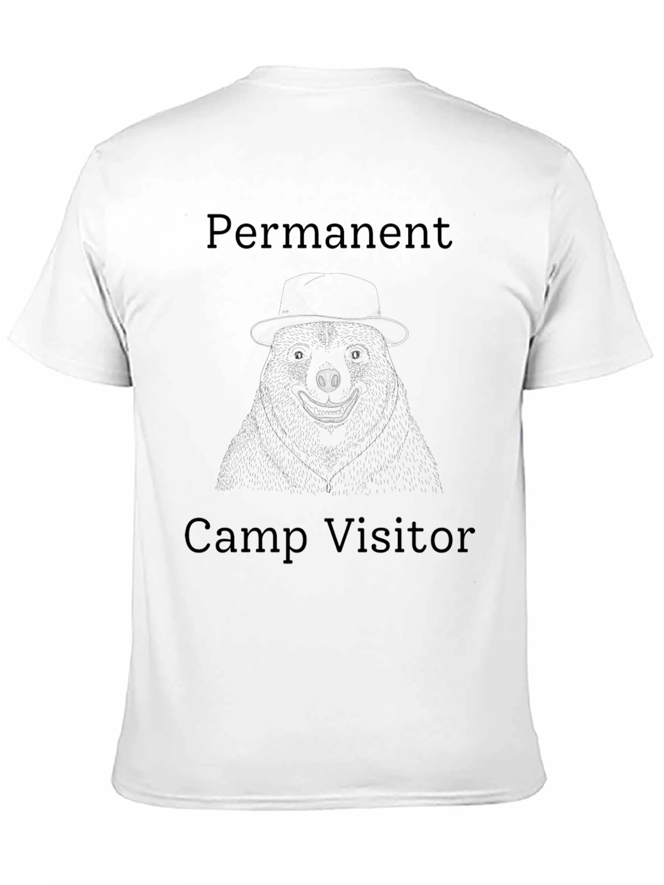 Permanent Camp Visitor Black T-Shirt