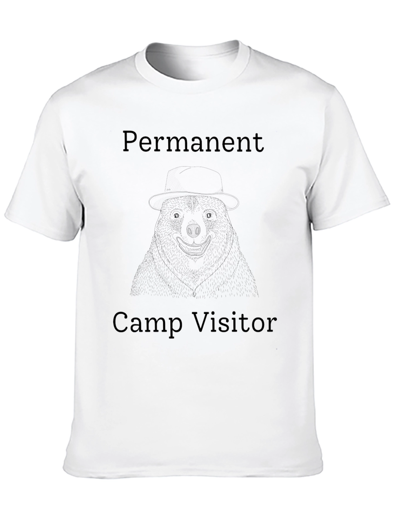 Permanent Camp Visitor Black T-Shirt