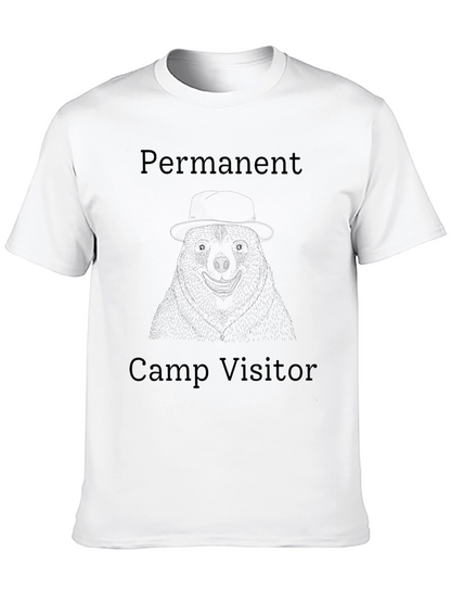 Permanent Camp Visitor Black T-Shirt
