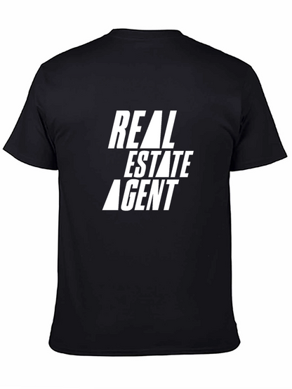 Real Estate Agent Graphic Tee - Black