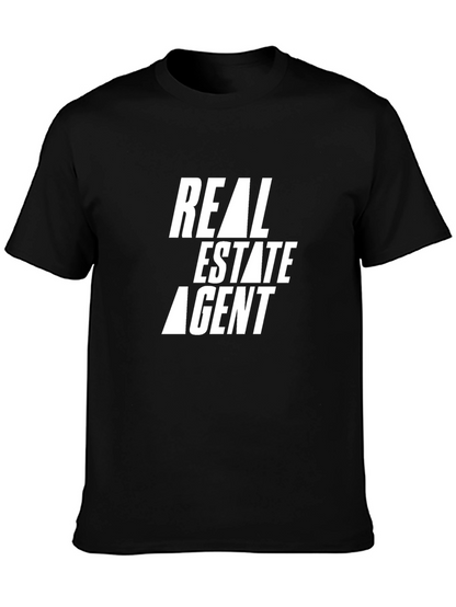 Real Estate Agent Graphic Tee - Black