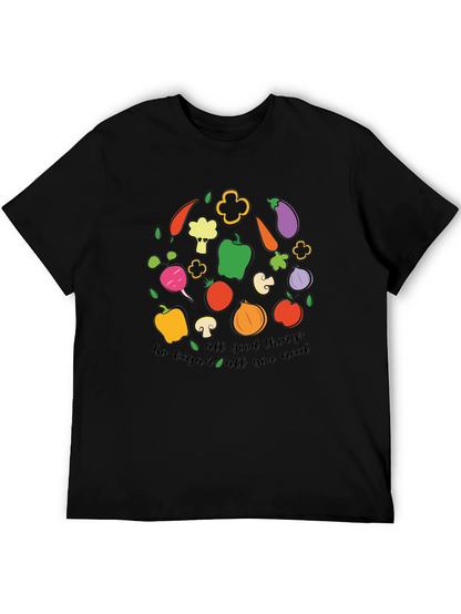 Go Vegan All Good Things Graphic T-Shirt